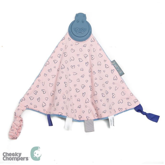 Cheeky Chompers Comfortchew 嬰兒安撫巾 - 愛心製造