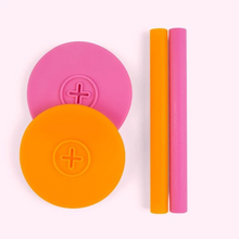 將圖片載入圖庫檢視器 CogniKids Sip Accessory Pack - Tangerine/Flamingo
