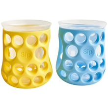 將圖片載入圖庫檢視器 CogniKids Sip 2-Pack Natural Drinking Cups - Sunshine/Sky
