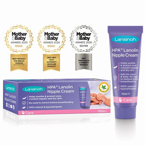 Lansinoh HPA Lanolin Nipple Cream 40g, Hypoallergenic 100% Natural