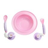 Ezee-Reach Stay-Put Cutlery Bowl - Pink Fairy