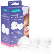 Load image into Gallery viewer, Lansinoh Contact Nipple shields 24mm - 2pk
