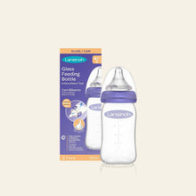 將圖片載入圖庫檢視器 Lansinoh Glass Feeding Bottles with NaturalWaveÂ® Teat - 160ml
