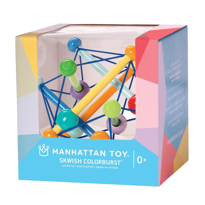 Manhattan Toy Skwish 彩色牙膠搖鈴 (連盒)