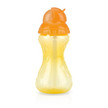 將圖片載入圖庫檢視器 Nuby Clik-it Flip-it Straw Cup - Yellow
