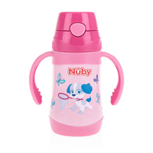 將圖片載入圖庫檢視器 Nuby Stainless Steel Clik-it Flip-it Cup 280ml - Not My Little Puppy
