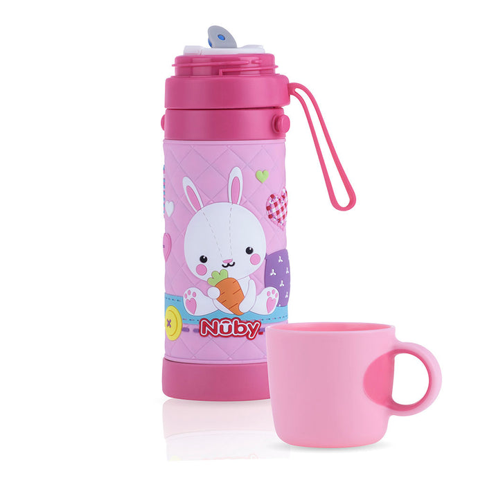Nuby Stainless Steel 3D Thermos Kettle - Bunny