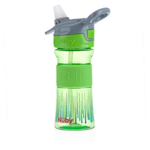 將圖片載入圖庫檢視器 Nuby Soft Spout On the Go Sports Bottle with Push Button - Green
