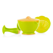 將圖片載入圖庫檢視器 Nuby Steam N Mash - Green/Orange
