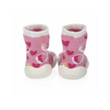 將圖片載入圖庫檢視器 Nuby Snekz Sock &amp; Shoe Large - Pink Flamingo
