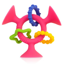 Load image into Gallery viewer, Nuby Silly Suction Three Prong Rings - Pink
