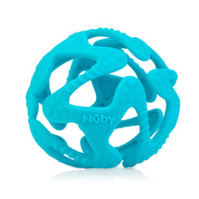 Load image into Gallery viewer, Nuby Tuggy Teething Ball - Aqua
