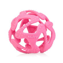 Load image into Gallery viewer, Nuby Tuggy Teething Ball - Pink
