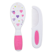 將圖片載入圖庫檢視器 Nuby Comb &amp; Brush Set - Hearts
