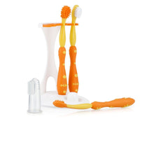 將圖片載入圖庫檢視器 Nuby Oral Care Set (4 Stage) - Yellow/Orange
