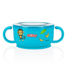 將圖片載入圖庫檢視器 Nuby Stainless Steel Feeding Set - Blue
