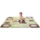 Playspot Foam Floor Tiles - Green/Brown