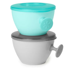 將圖片載入圖庫檢視器 Skip Hop Easy Grab Bowls - Grey/Soft Teal
