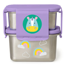 將圖片載入圖庫檢視器 Skip Hop Zoo Stainless Steel Lunch Kit - Unicorn
