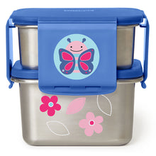 Load image into Gallery viewer, Skip Hop Zoo Stainless Steel Lunch Kit - Butterfly
