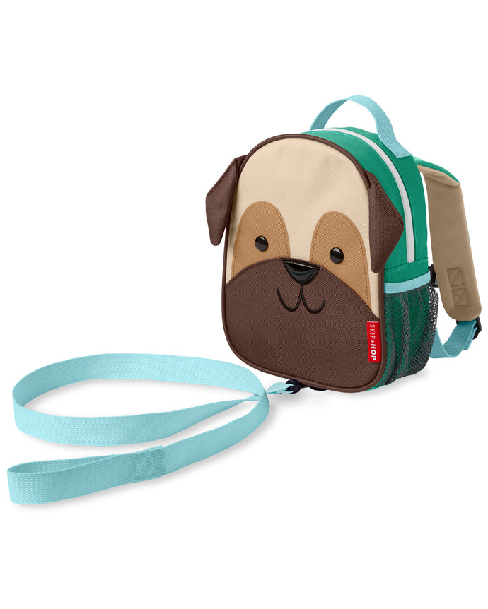 Skip Hop Zoo Mini Backpack with Reins - Pug