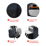 Skip Hop Flex Nappy Bag Backpack - Navy