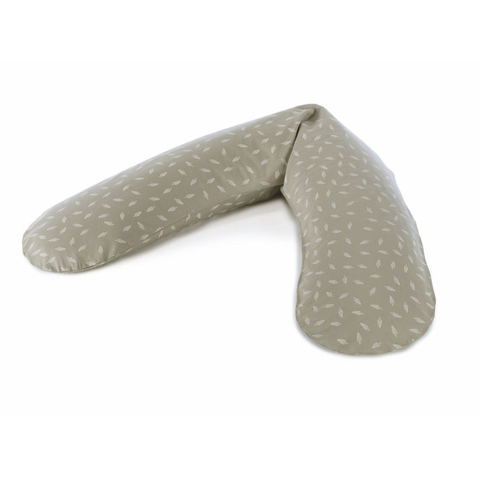 Theraline The Original Maternity and Nursing Pillow - Dancing Leaves Taupe