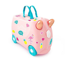 將圖片載入圖庫檢視器 Trunki Ride-On Luggage - Flossi the Flamingo
